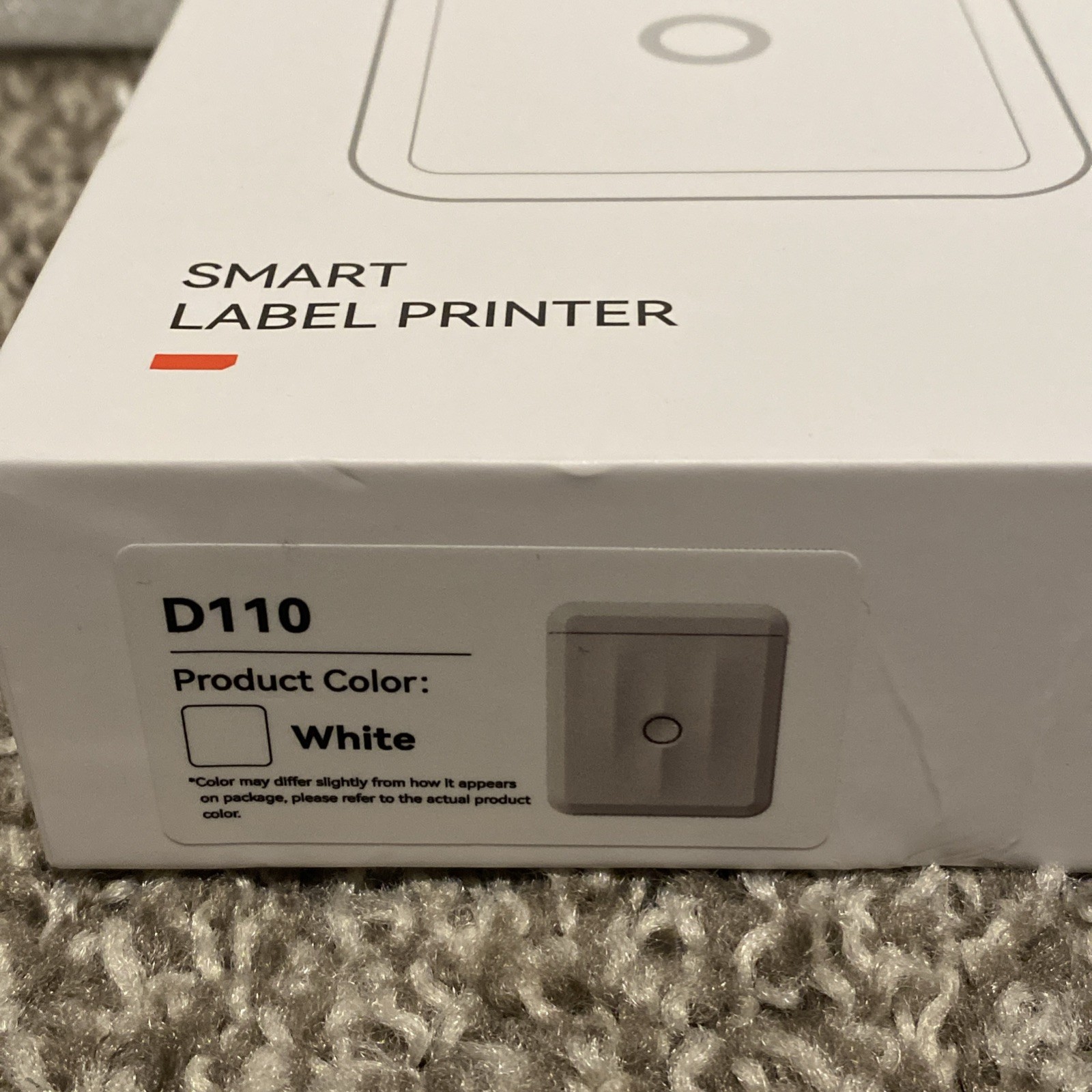 NIIMBOT D110_M Smart Label Printer WHITE– New Open Box