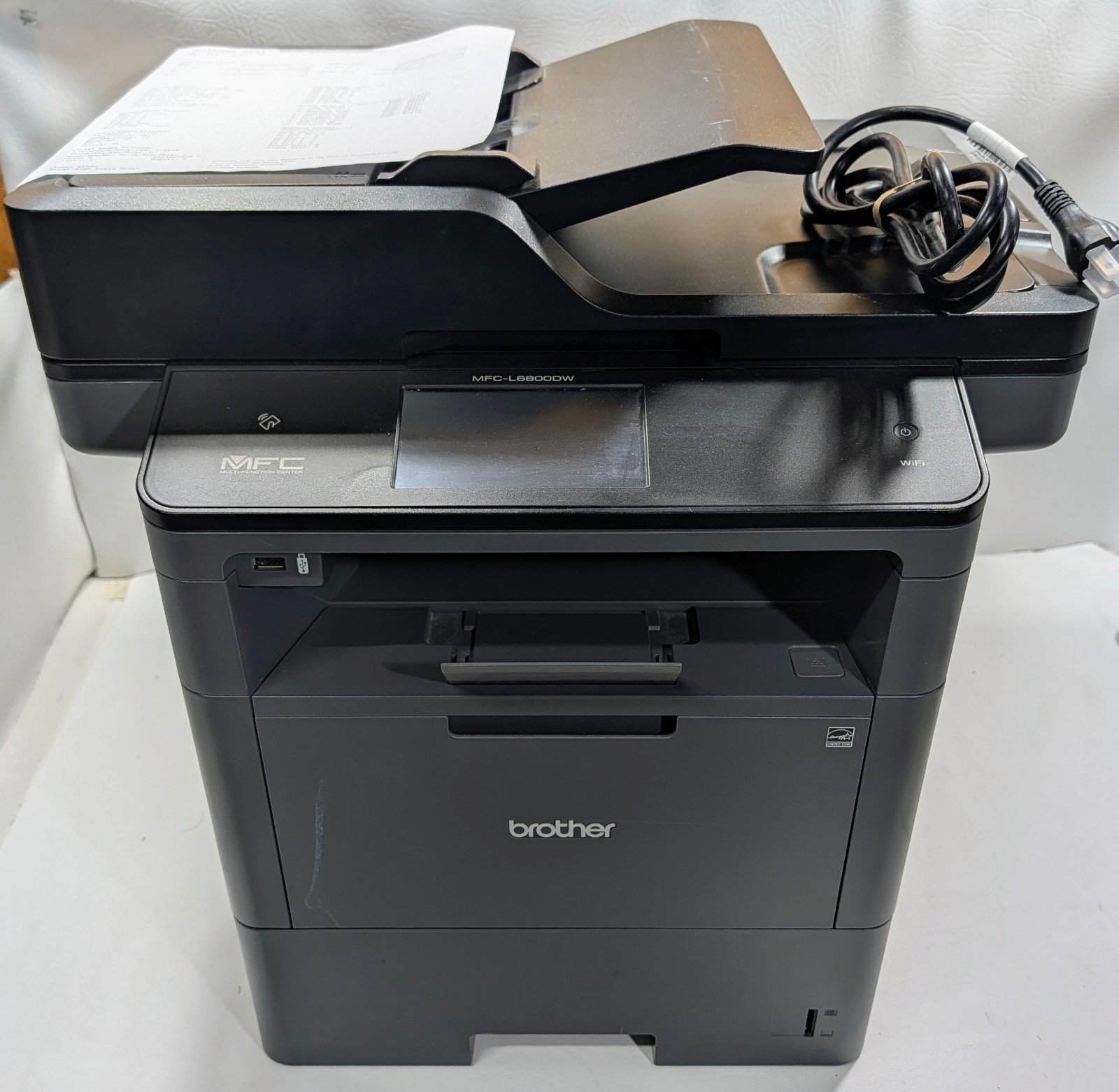 Brother MFC-L6800DW Monochrome Laser Printer, Page Count 112,544 – Tested