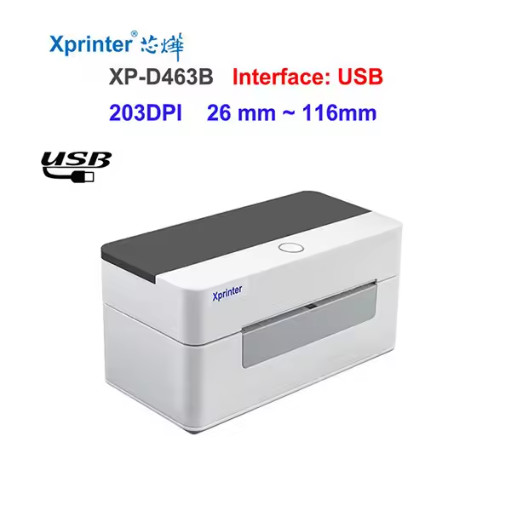4×6 Thermal Label Printer 203DPI USB Bluetooth Shipping Barcode Printer XP-420