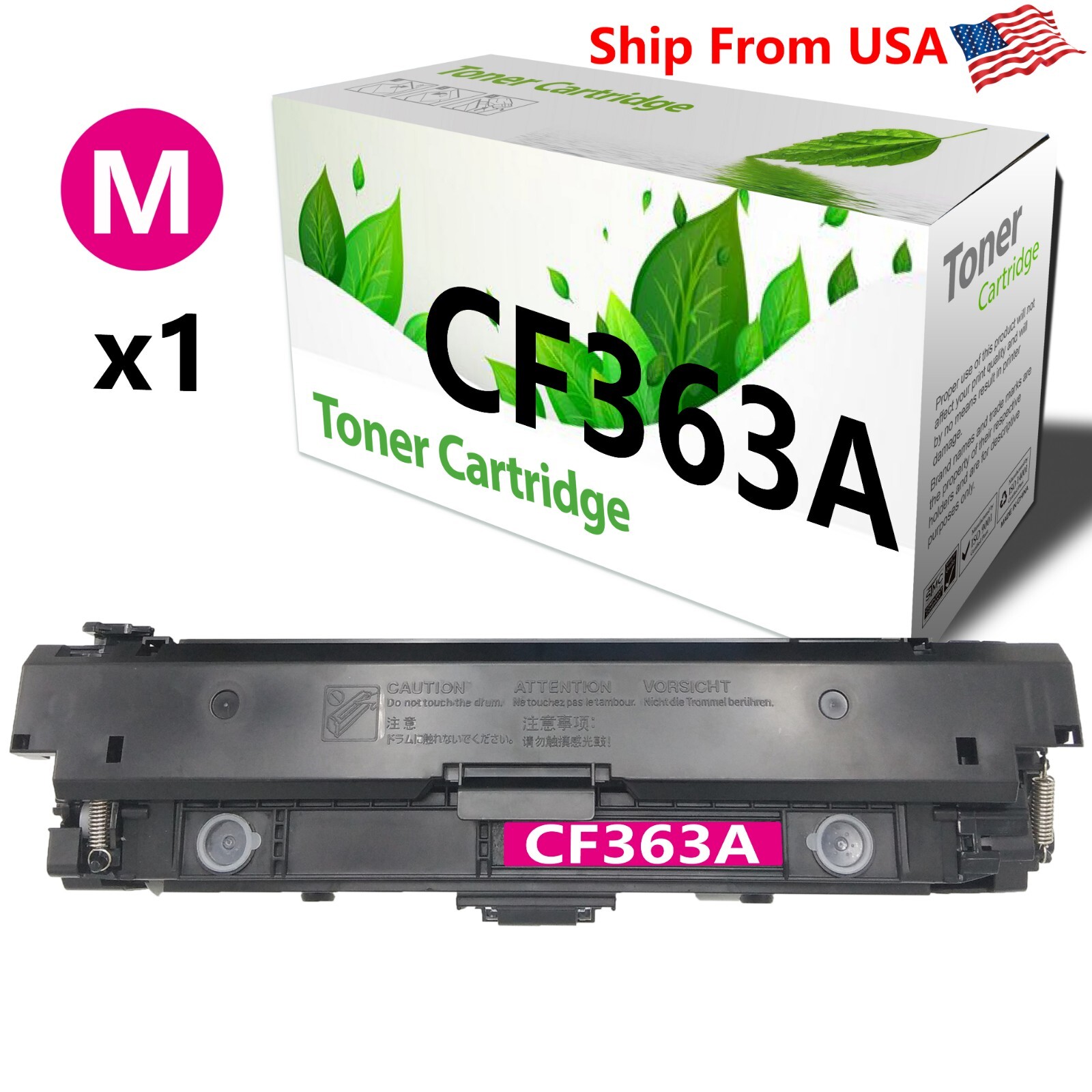 1-Pack of Magenta CF363A Toner Cartridge for Enterprise M552dn Printer