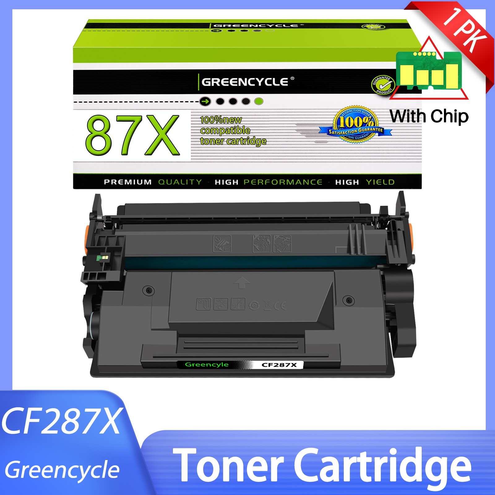 CF287X 87X Toner Cartridge Replace for HP LaserJet M506 / M506n / M506dn / M506x