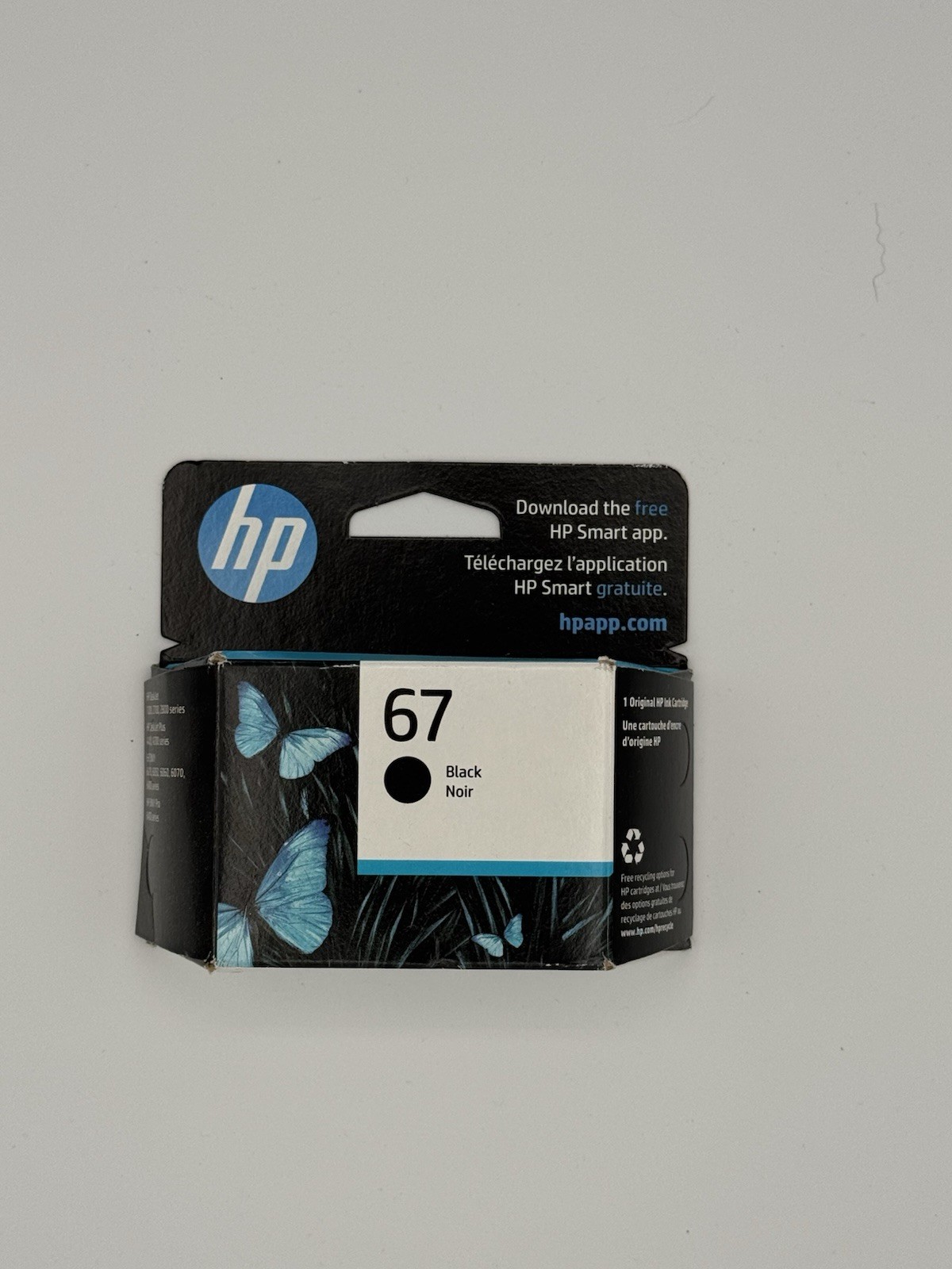 HP 67 (3YM56AN) Black Original Ink Cartridge