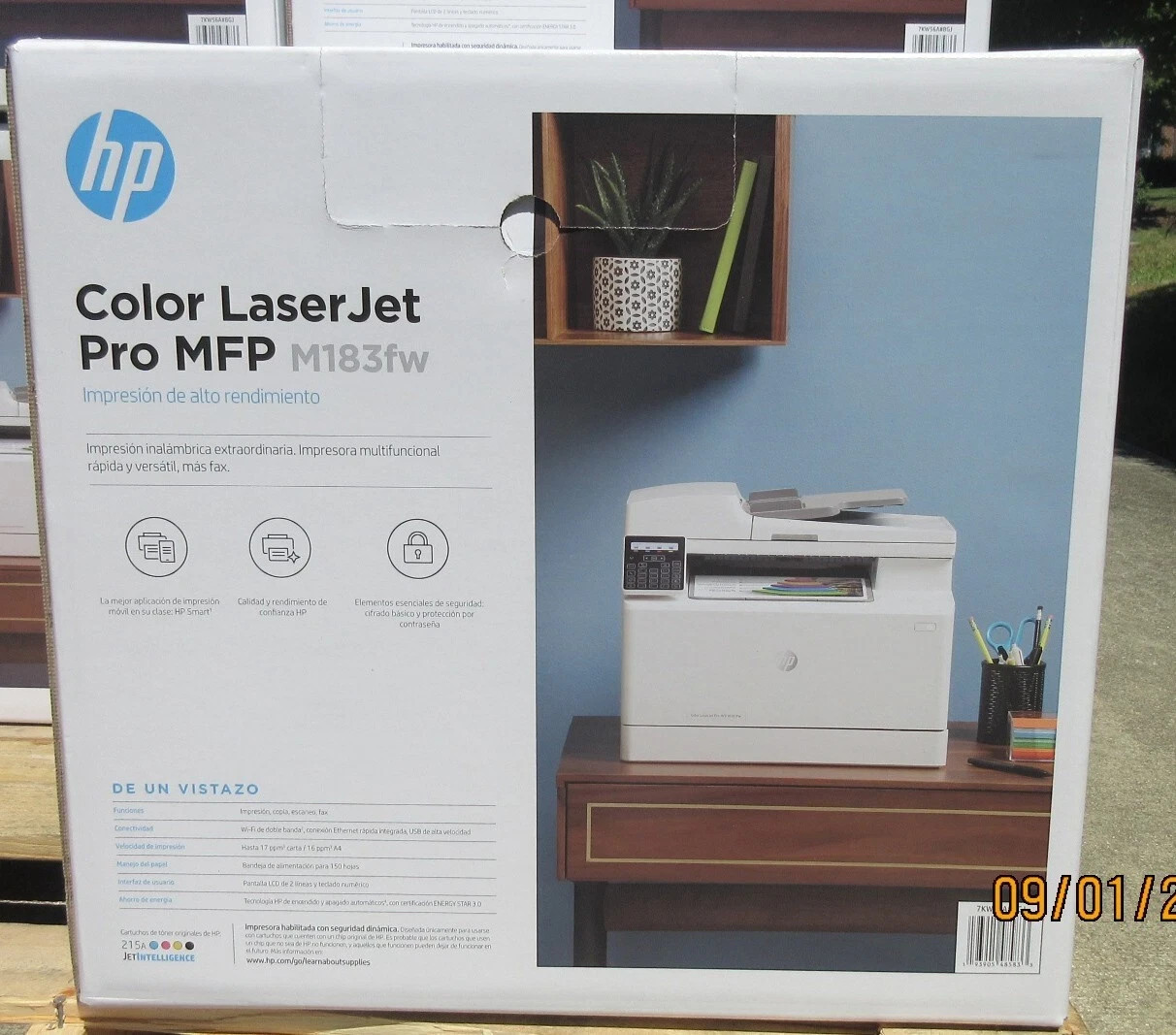 Brand New HP Color LaserJet Pro MFP M183fw All-in-One Color Printer 7KW56A#BGJ