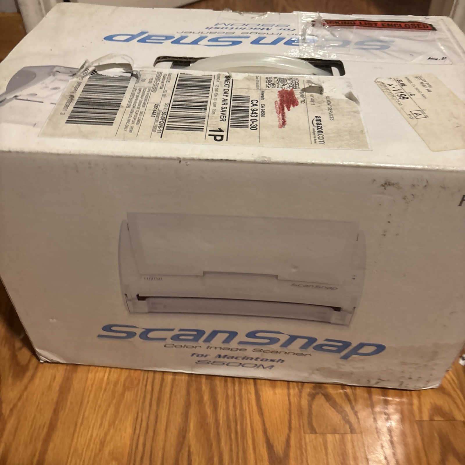 Fujitsu ScanSnap S500M Sheetfed Scanner Macintosh Open Box Ships In Original Box