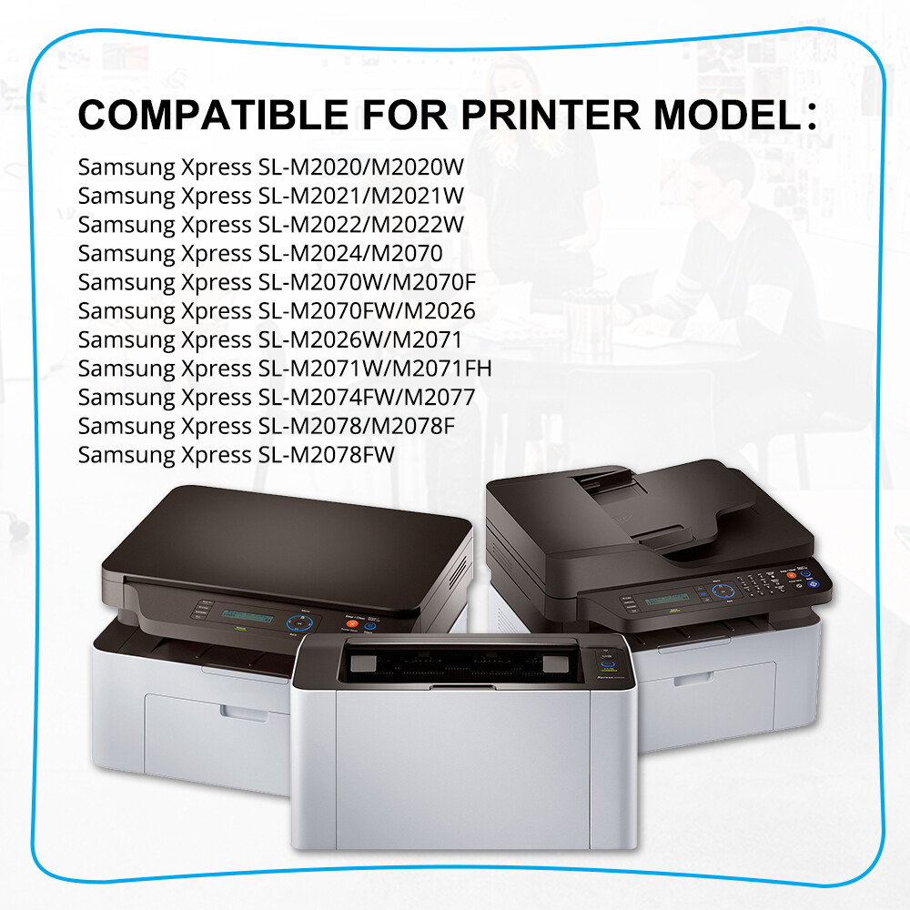 2PK MLT D111S 111s Toner Cartridge Compatible for Samsung Xpress M2020W M2070FW