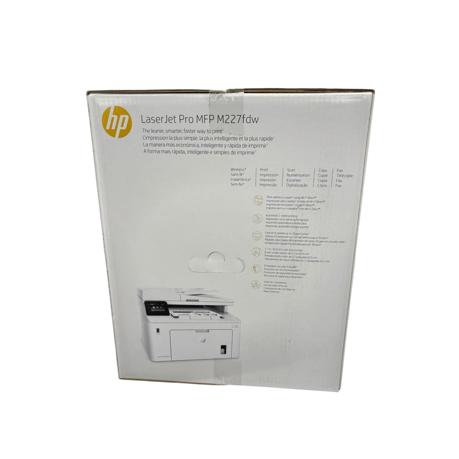 HP LaserJet Pro MFP M227fdw All-In-One Laser Printer G3Q75A Brand New