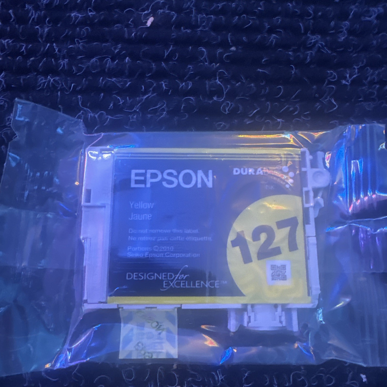Epson 127 Yellow Ink Cartridge T1274 Genuine OEM – New & Sealed
