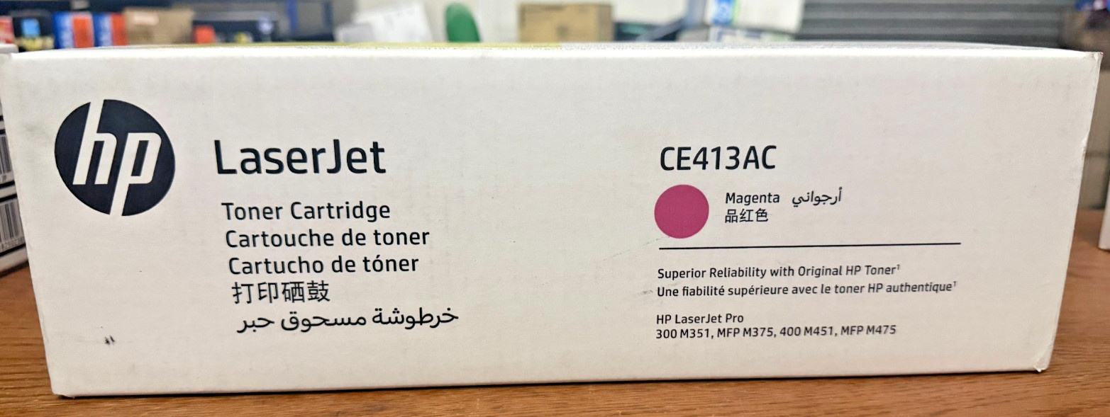GENUINE HP 305A Magenta Toner Cartridge CE413AC M351 M375 M451 M475 NEW SEALED!