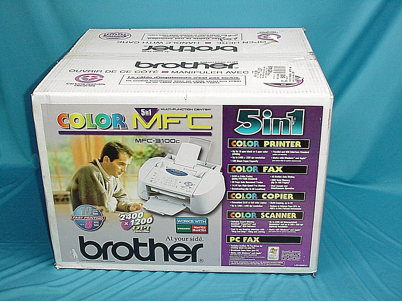 Brother MFC-3100C Color Printer Fax 5-in-1 New Box Sealed Multifunction Office
