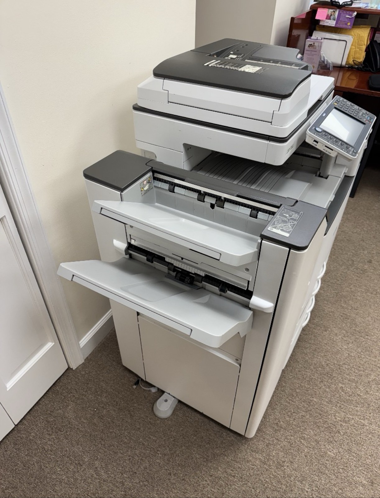 Savin MP C6502 Color Laser Multifunction Copier Printer Scanner