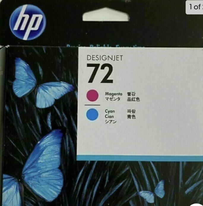 HP 72, Cyan/Magenta Printhead (C9383A)*Exp date 10/2027