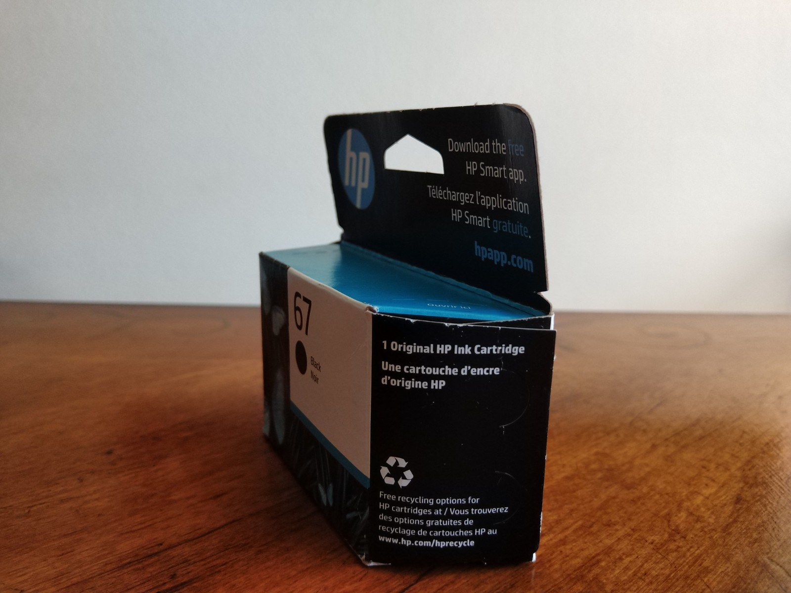 HP 67 Black Original Ink Cartridge, ~120 pages, 3YM56AN#140 Expires APRIL 2026