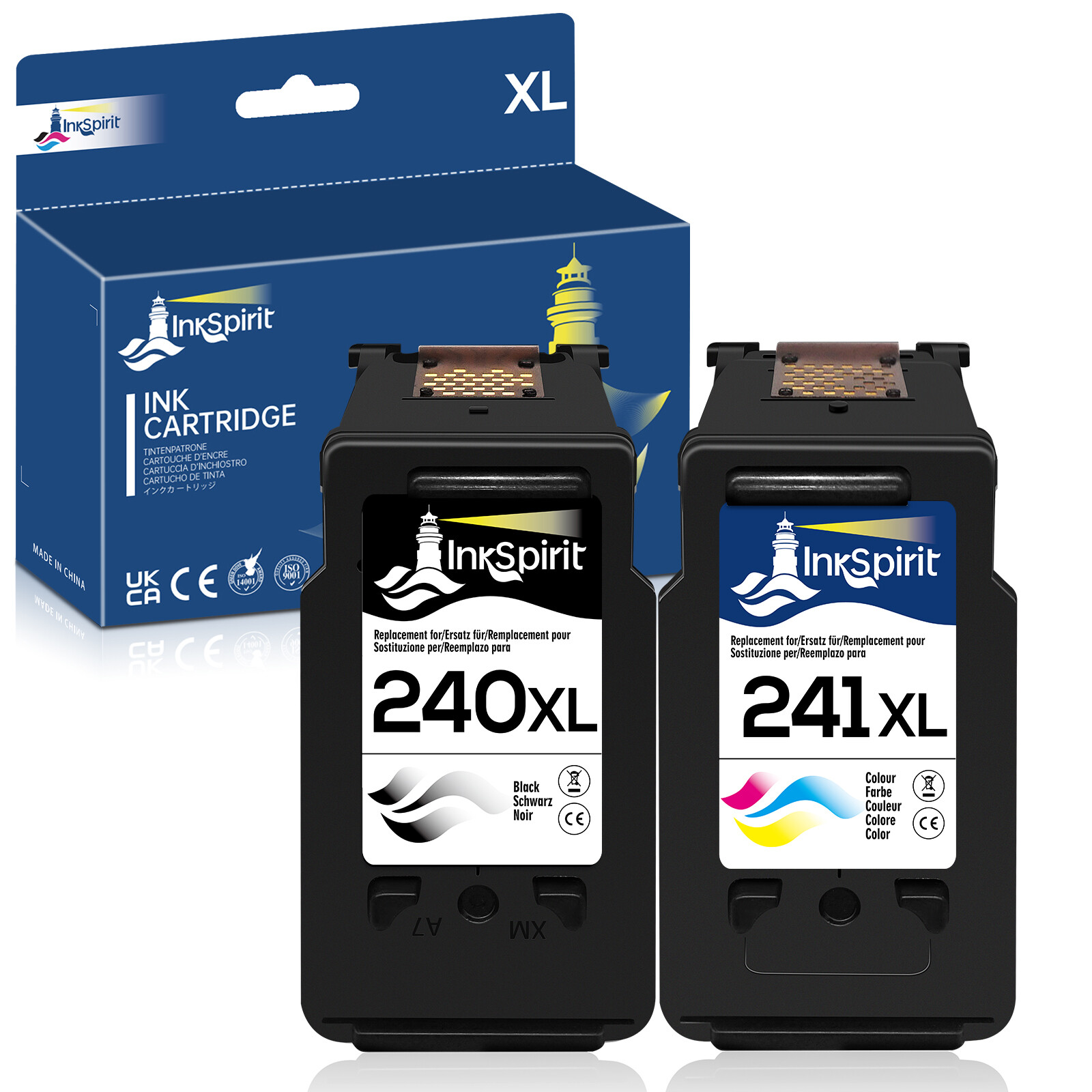Ink Replacement for Canon PG-240XL CL-241XL XXL PIXMA MG3520 MG3220 MG3620 MX392