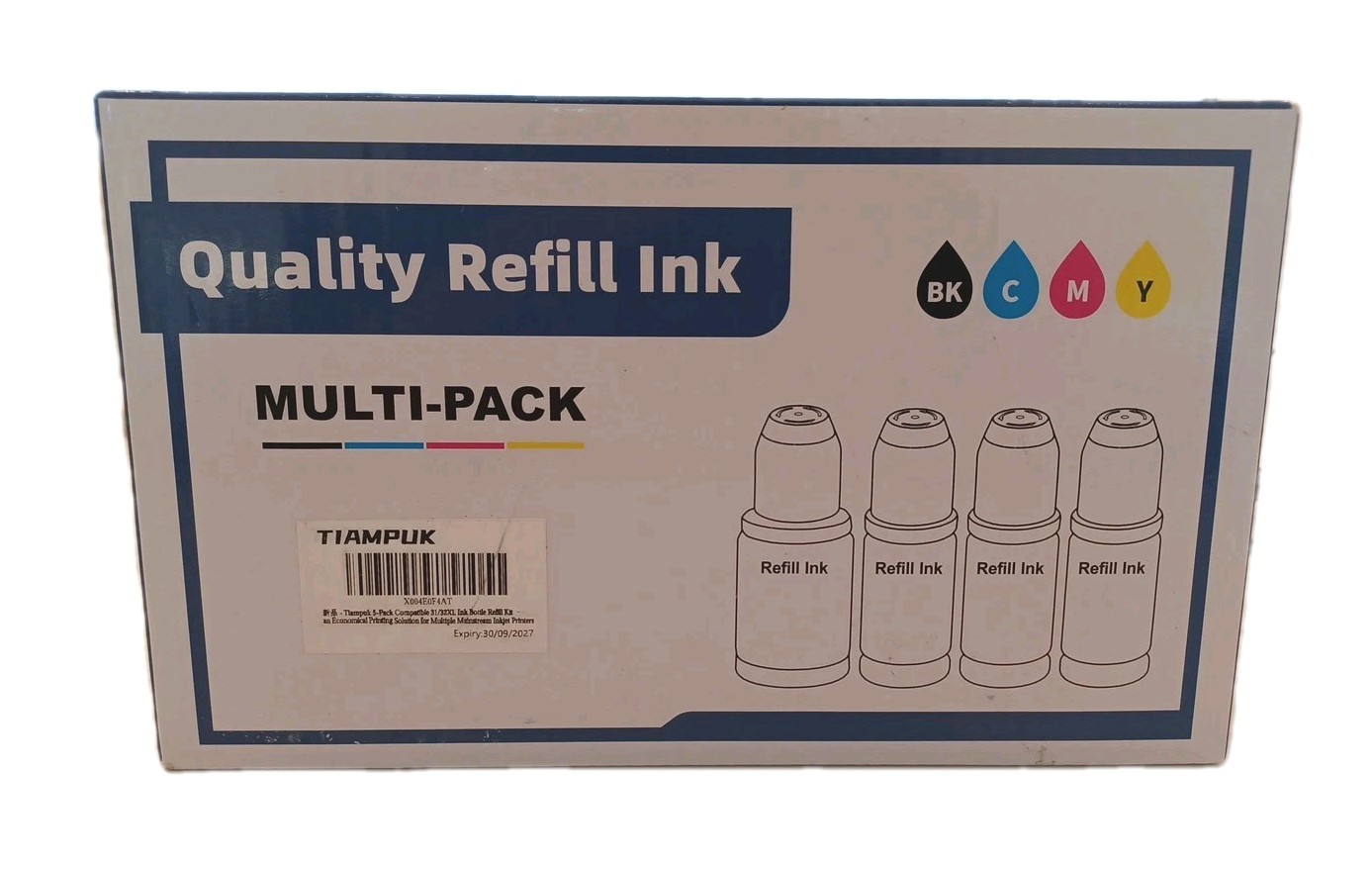 5PK 32XL 31 Ink Bottles for HP Smart Tank 555 455 5101 450 5000 6001 7301 7001