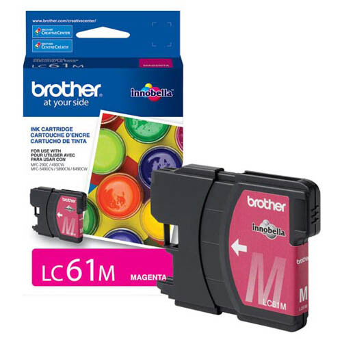 Brother MFC-6890CDW Ink Cartridge Set – (LC61) 2pcs Black with 1 of each Color