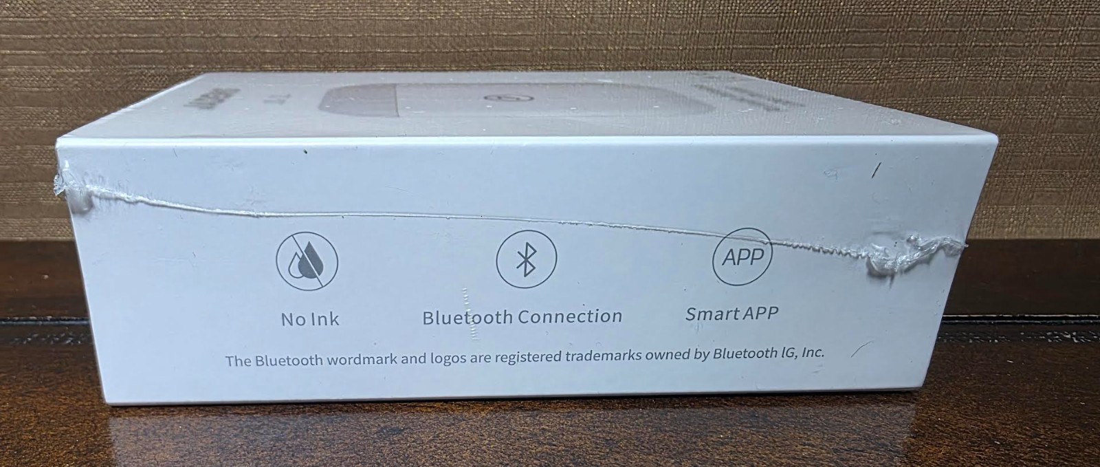 JADENS JD-11 Portable Mini Wireless Label PRINTER Bluetooth White/Gray-BRAND NEW