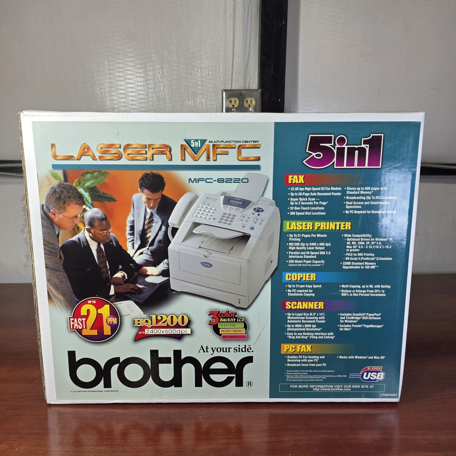 New In Box – Brother MFC-8220 5 -In- 1 Laser Printer Phone Fax – Sealed