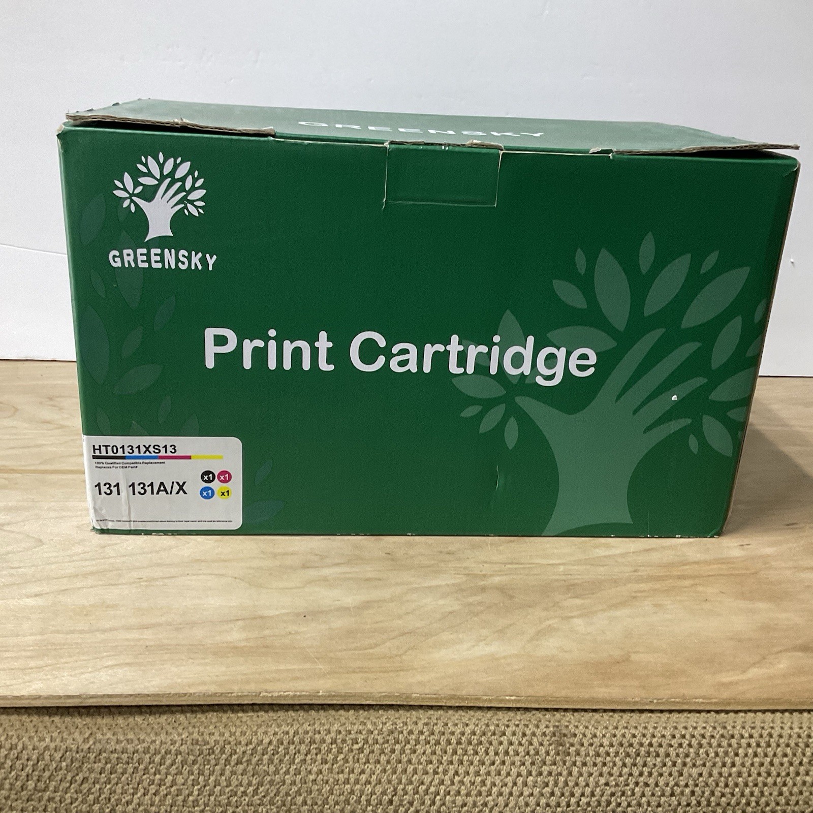 Greensky Print Cartridges 125A/128A 131 131 A/X Black Cyan Magenta Yellow SEALED