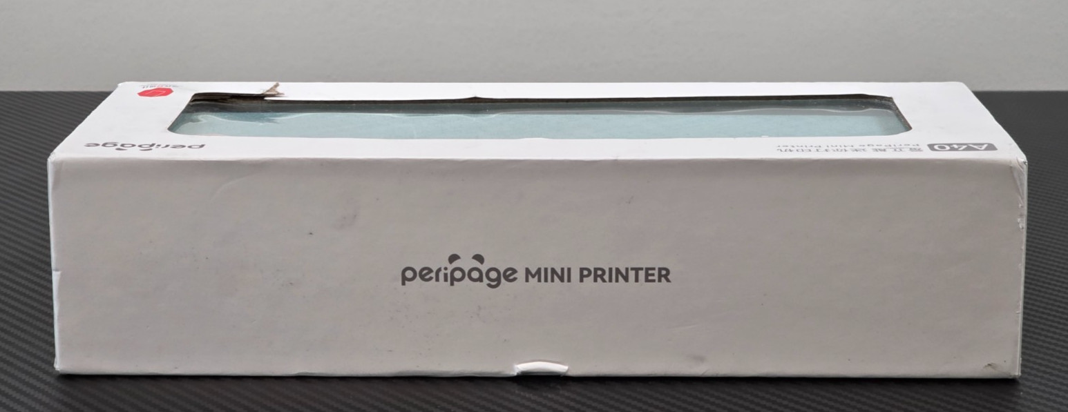 PeriPage A40 Mini Mobile Printer Blue Wireless Inkless Thermal Bluetooth 203DPI