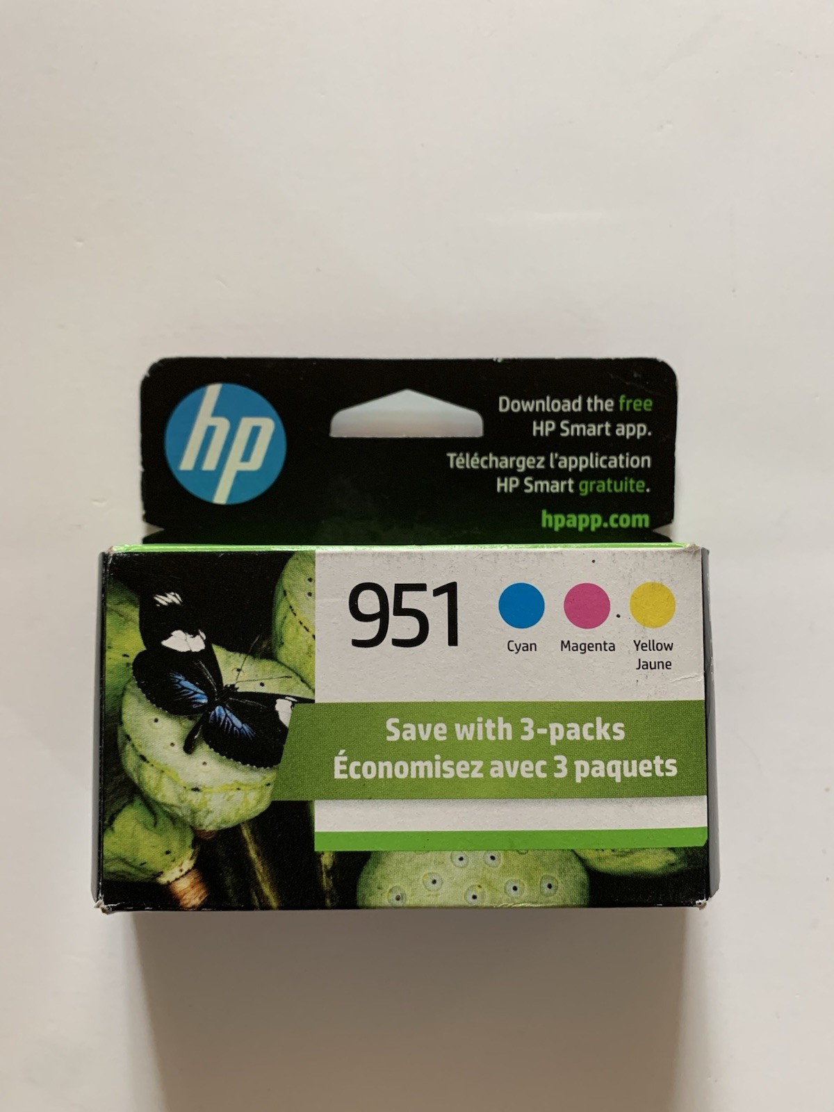 HP 951 Cyan/Magenta/Yellow OEM Ink Cartridges Office Jet 8600 NEW/SEALED