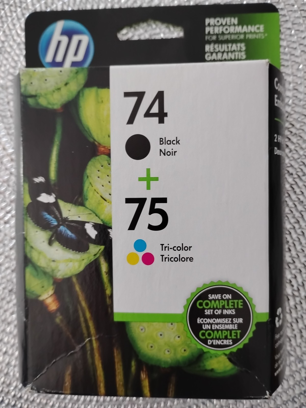 HP 74/75 (CC659FN) Black/Tri-Color Ink Cartridge New Unopened