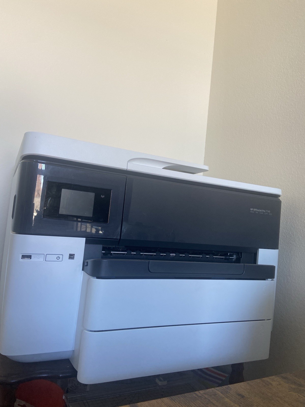 HP OfficeJet Pro 7740 Wide Format All-in-One Printer – White