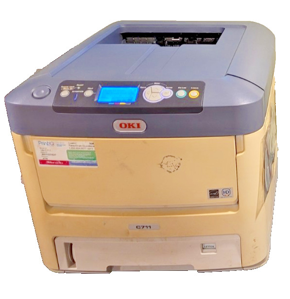 Oki C711 Digital LED Color Printer,Toners Black,Yellow,Cyan,Magenta,2nd Printer