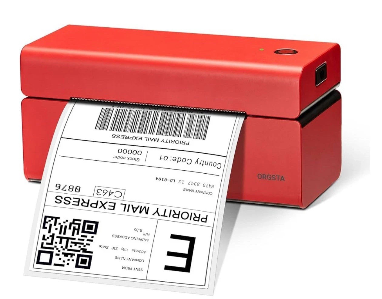 ORGSTA USB Thermal Shipping Label Printer – T001 High Speed Shipping Label 4×6