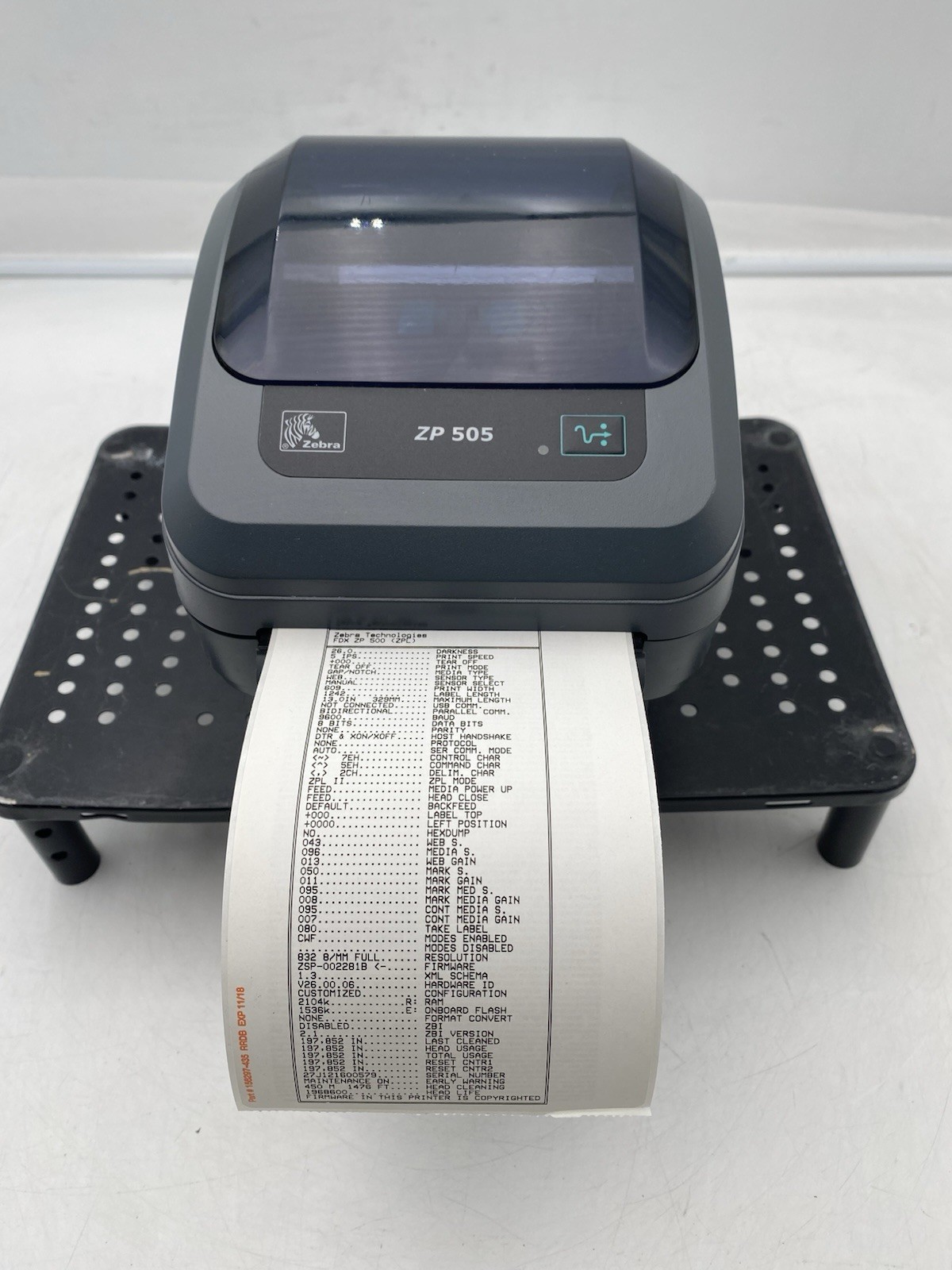 Zebra ZP 505 Direct Thermal Printer ZP505-0503-0017 USB/Serial/Parallel