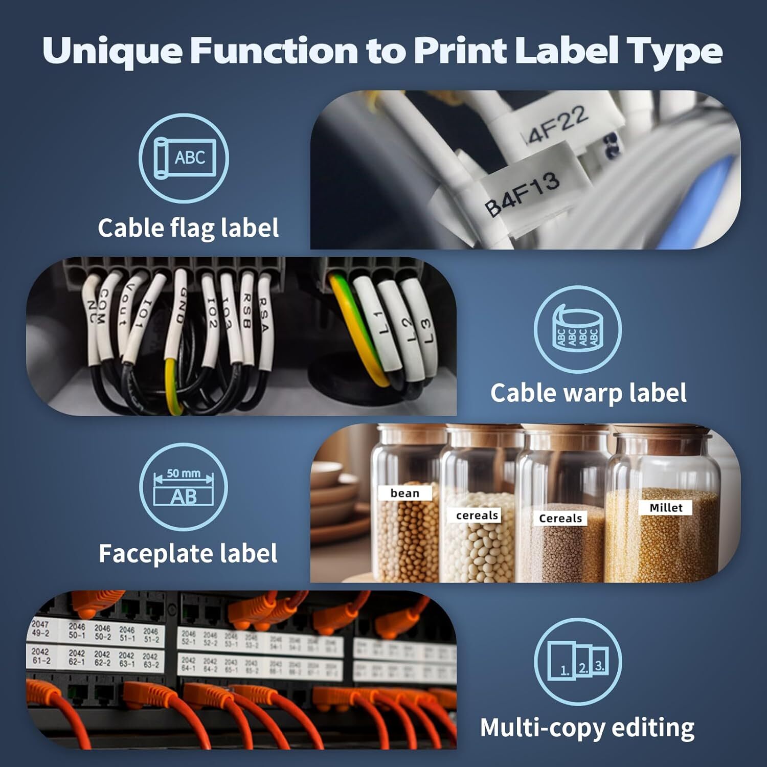 Industrial Label Maker E1000PRO Label Printer for Brother P-Touch TZe-231 LOT