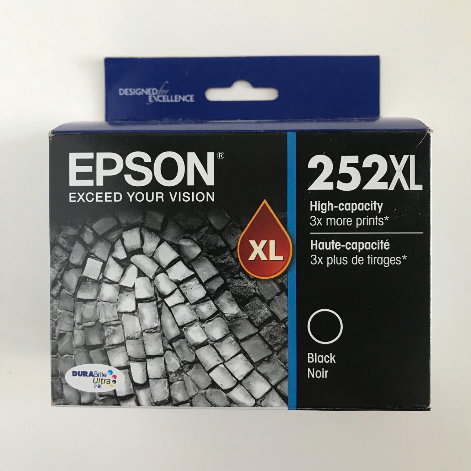 Jan 2025 + GENUINE OEM EPSON 252XL BLACK Ink Cartridge T252XL120 SEALED BOX OEM