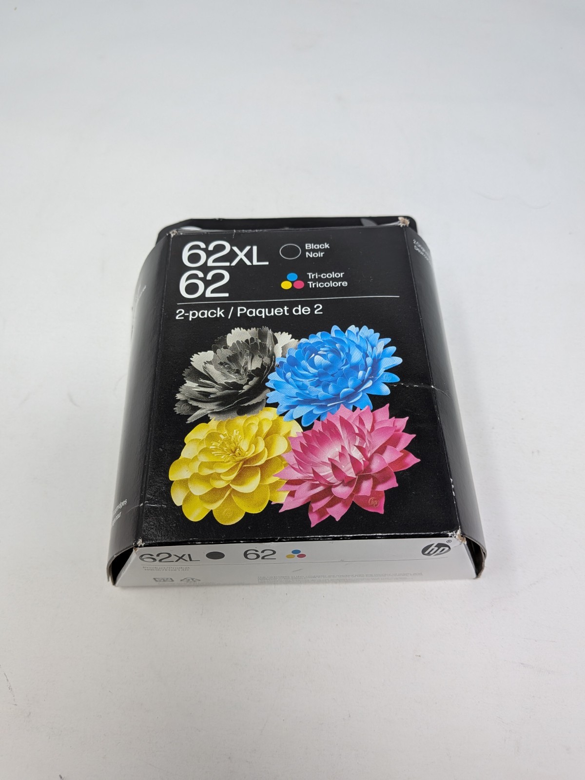 HP 62XL/62 High-Yield Black And Tri-Color Ink Cartridges N9H67FN#140 Exp 11/27