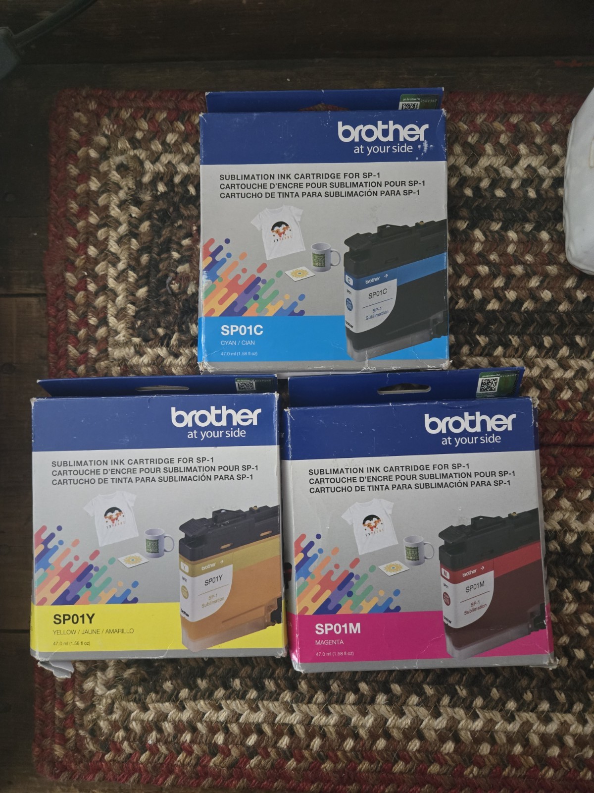 Brother Ink Yellow- SP01Y-exp 8/25, Cyan- SP01C-exp 7/25, Magenta-SP01M-exp 2/26