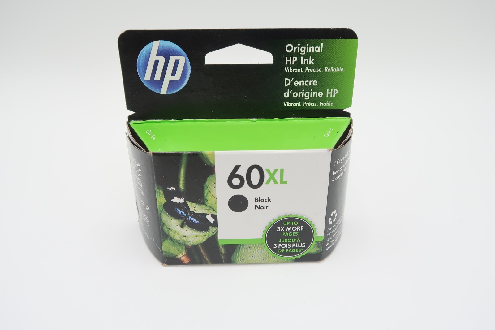 HP 60XL Black High-Yield Ink Cartridge (CC641WN)