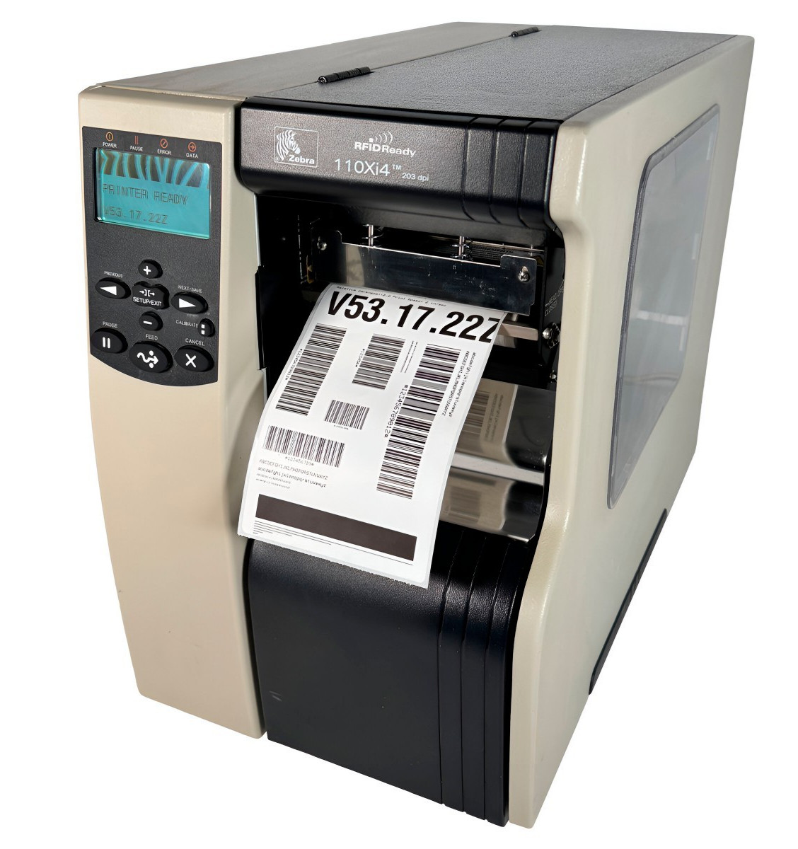 Zebra 110Xi4 Thermal Transfer Label Printer LAN USB Serial Parallel FULLY TESTED
