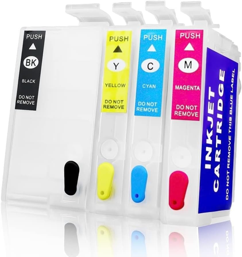 Sublimation Ink Refill Bottles, Sublimation Ink Cartridges 4 Pack | Refillabl…