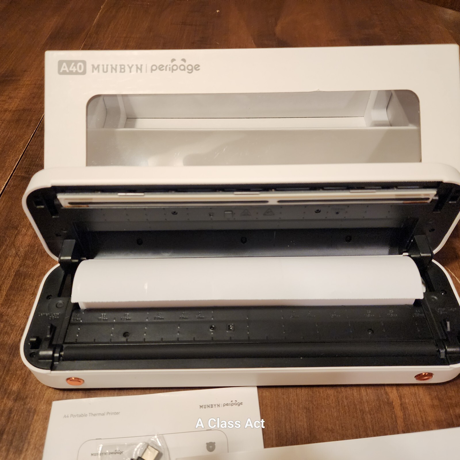 Munbyn Peripage A40 Portable Thermal Printer NIB. Our T8749