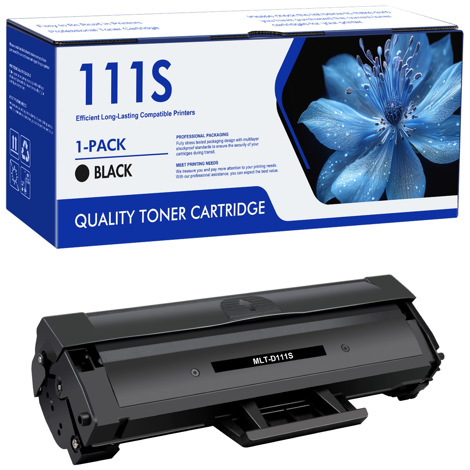 1 Pack MLT-D111S Toner Cartridge Black For Samsung Xpress M2020W M2070FW Printer