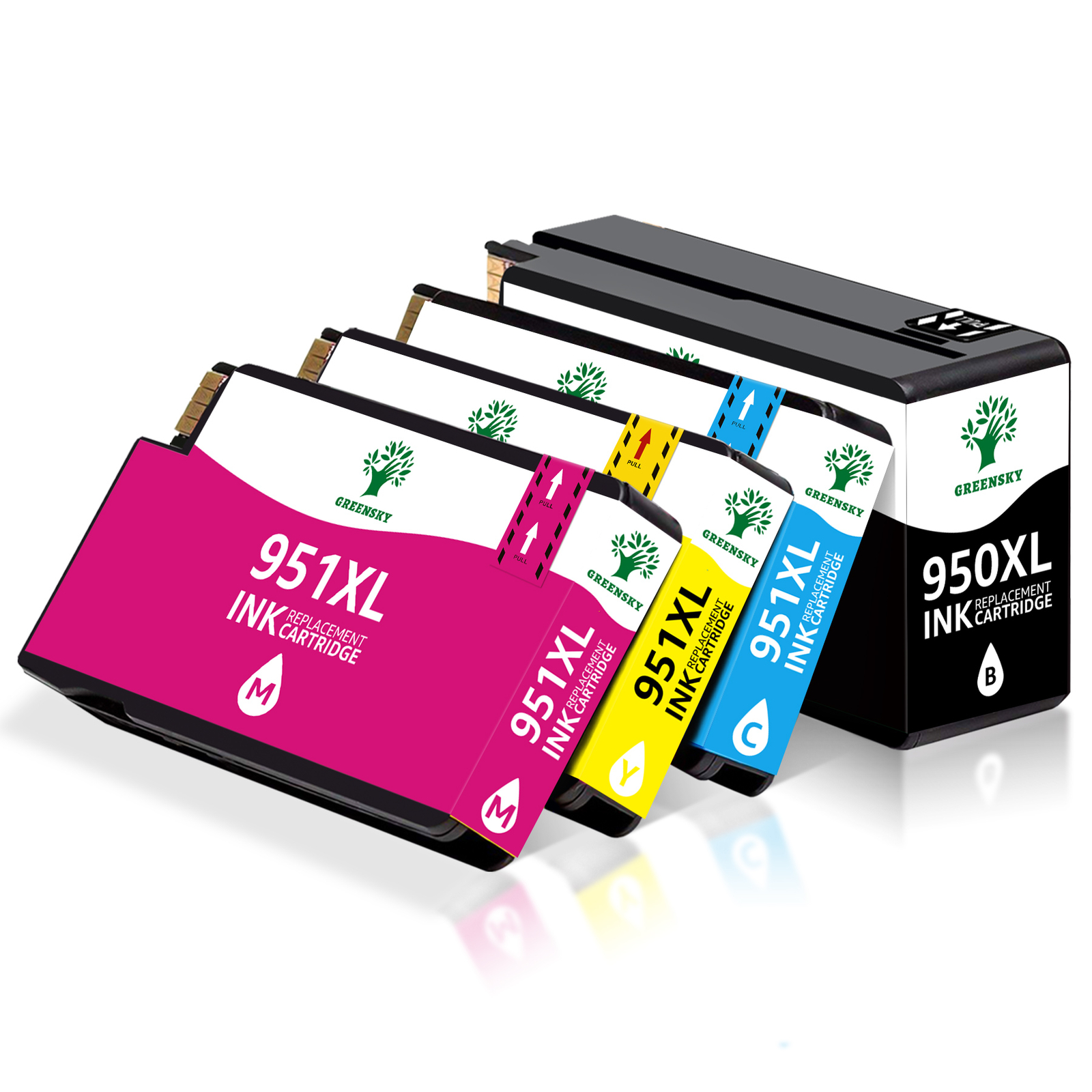 4 PACK Ink Cartridges for HP 950XL 951XL OfficeJet Pro 8610 8100 8615 8620 8625
