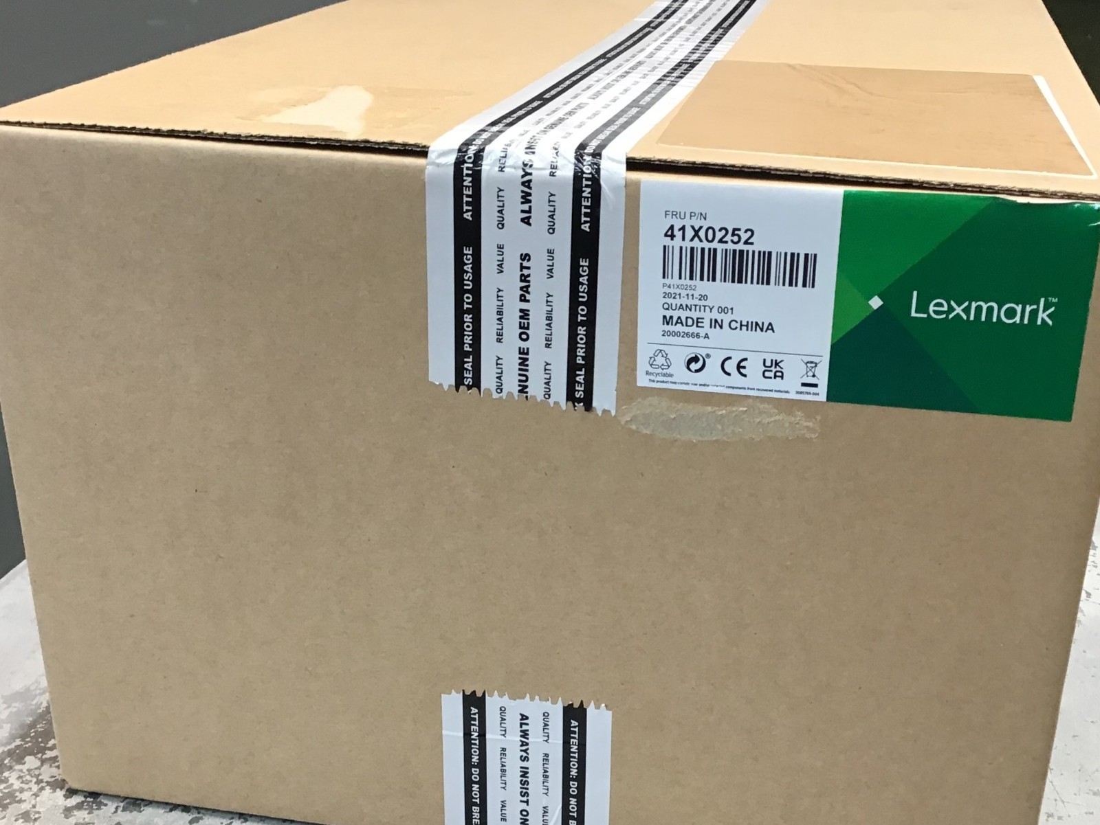 New OEM Lexmark 41X0252 Fuser CS720 CS725 CX725 C4150 XC4140 XC4143 XC4153