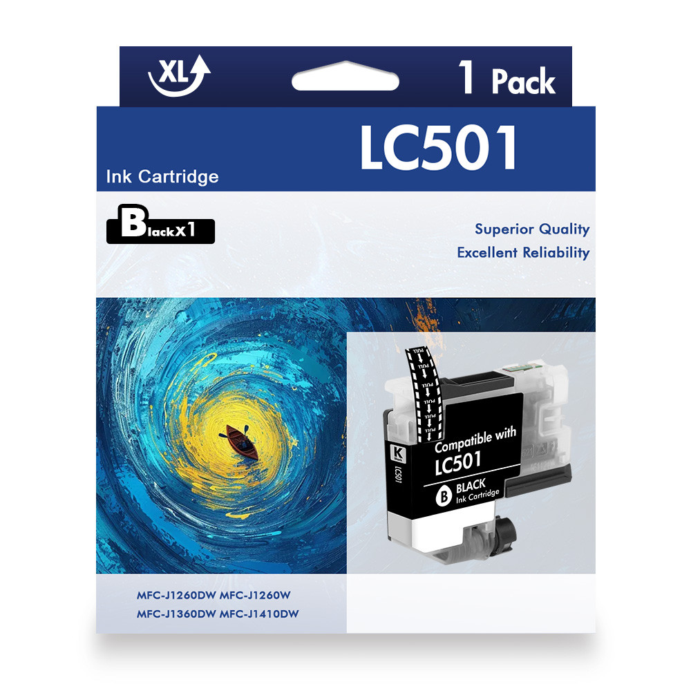 LC501 Ink Cartridges Compatible with Brother MFC-J1260DW MFC-J1360DW J1410DW LOT