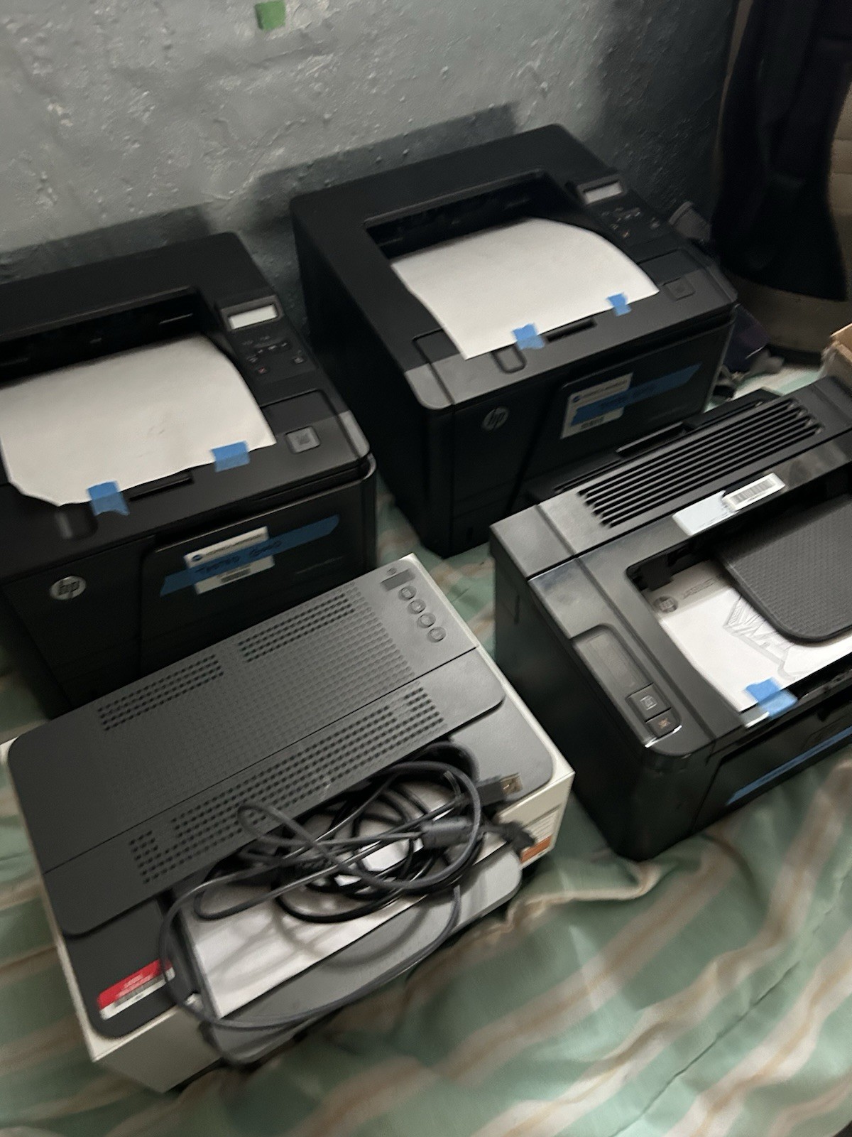 LOT of 4 HP laserJet M110w /M40/ Monochrome printers
