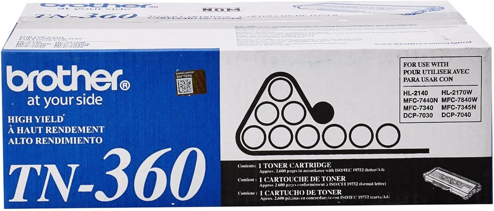 Genuine High Yield Toner Cartridge, Black Toner, Page Yield up to 2,600 Pages, T