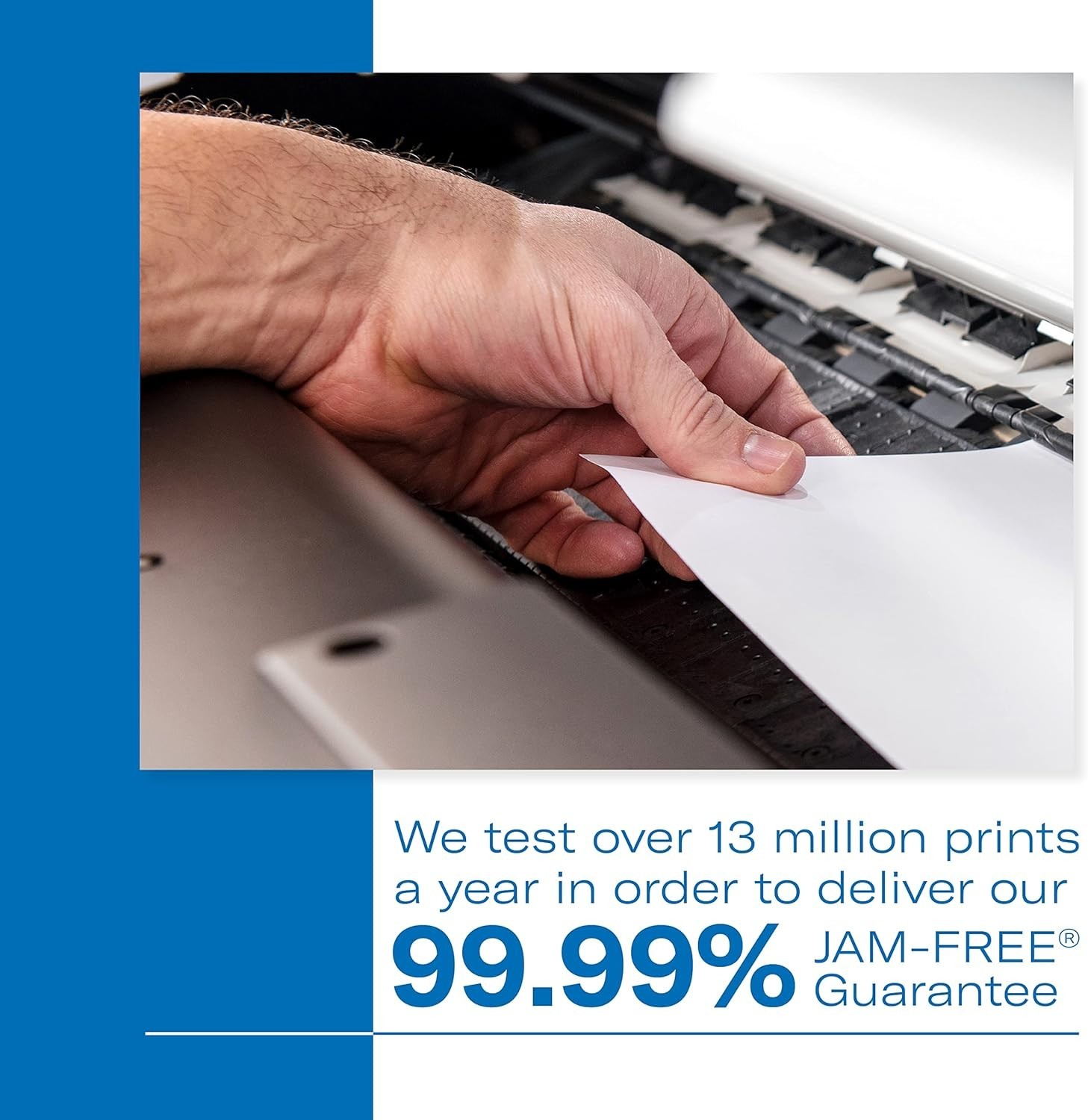 Biodegradable 28 lb Printer Paper – 100 Bright – 2 Reams – Jam-Free Guarantee