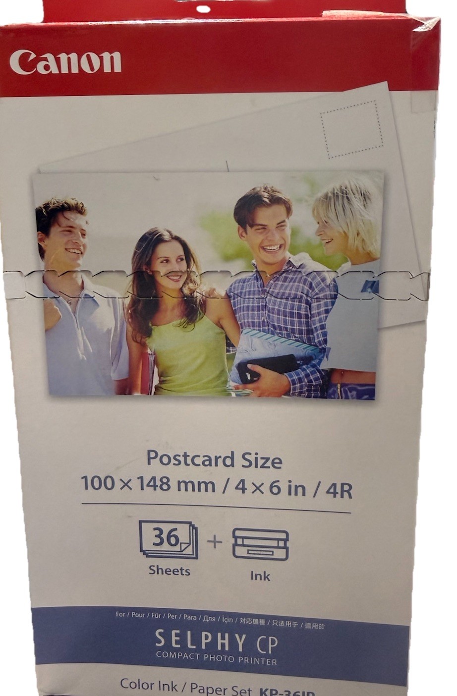 Canon KP-36IP Ink Cartridge-Combo Pack-Color/Paper-36 Sheets-4 X 6- SEE NOTE