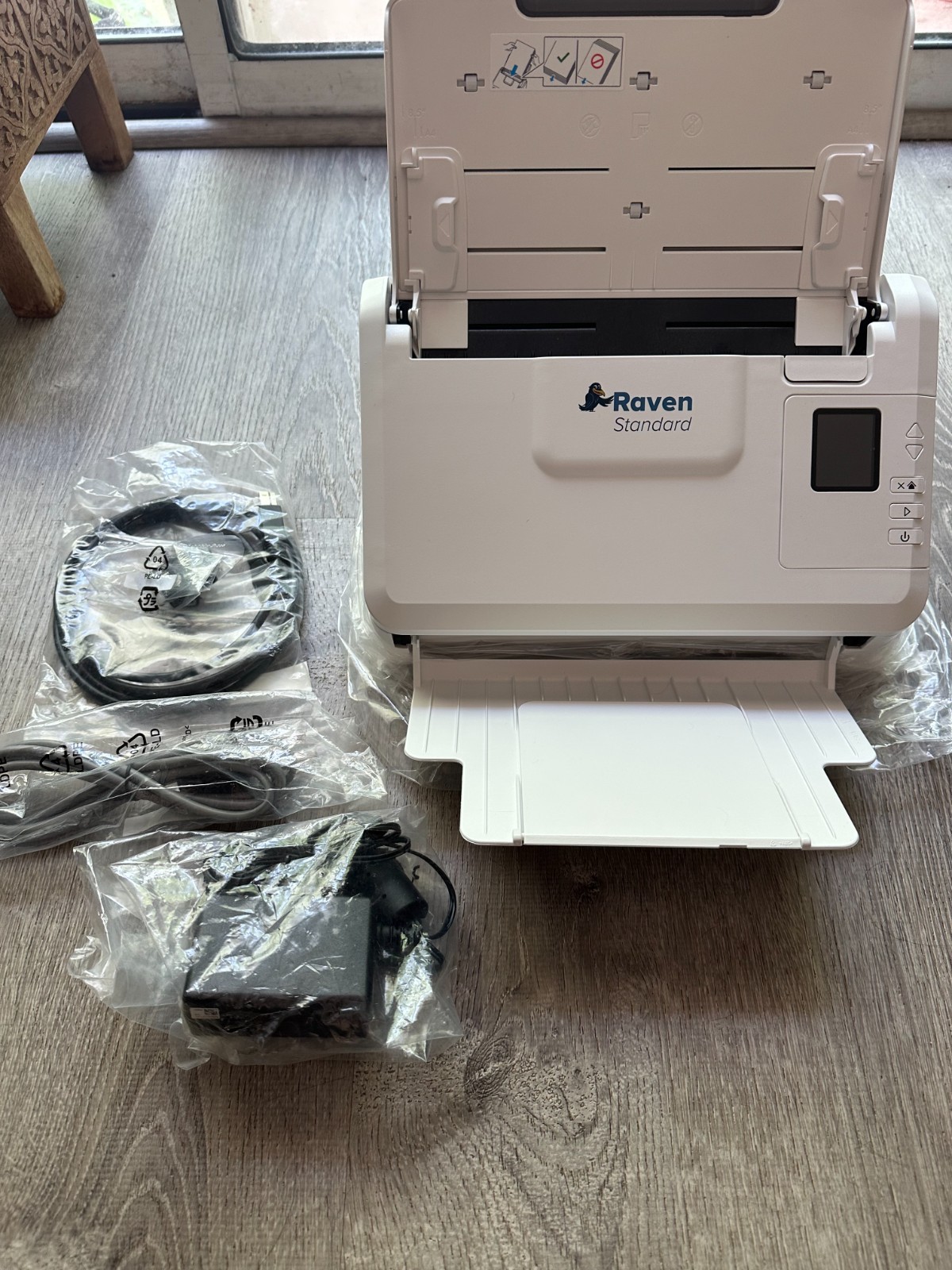 OPEN BOX / UNUSED Raven Standard USB Document Scanner 600dpi Complete