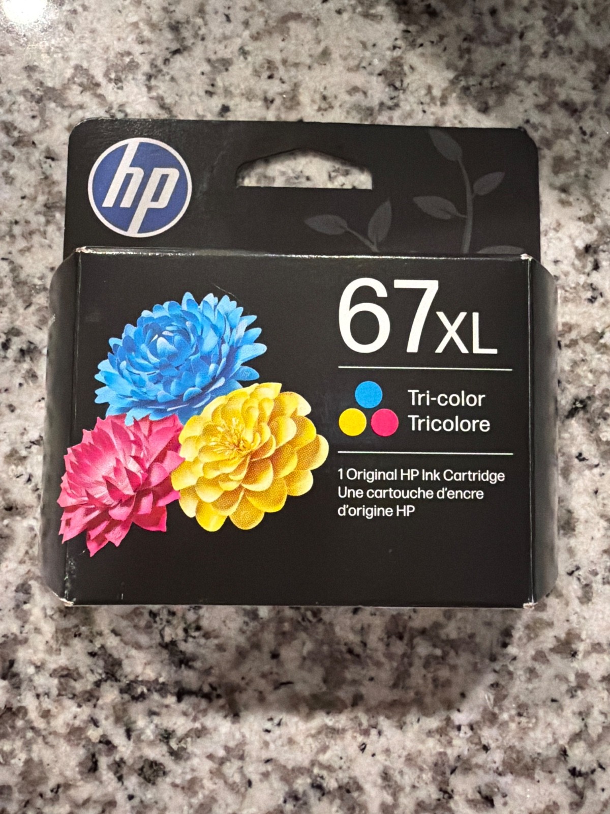 HP 67XL High Yield Tri-Color Original Ink Cartridge(3YM58AN)