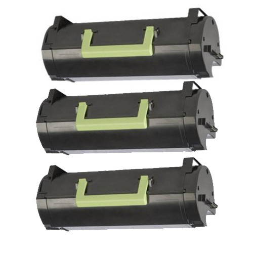 3 toner for Lexmark MS310d MS310dn MS312DN 50F1H00 50F1000 501H 5000 pages