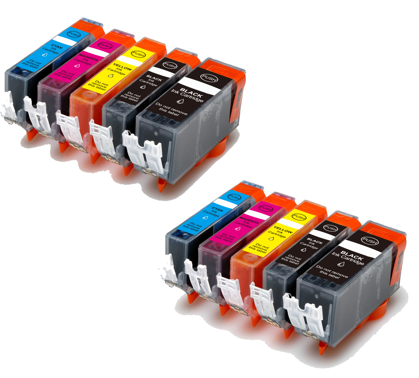 10 PK Replacement Ink Set for Canon 220 221 BK B C M Y MX860 MP560 MP640 MP620