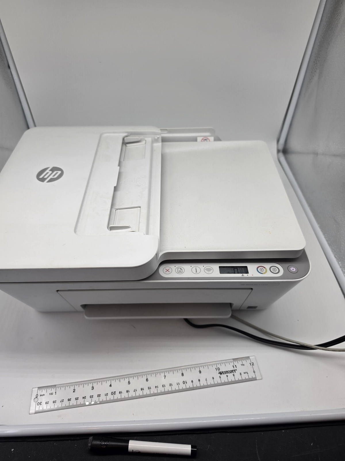 HP DeskJet 4155e All-In-One Inkjet White Printer Wireless Scanner For Parts